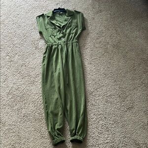 Fashion Nova Green Jumpsuit